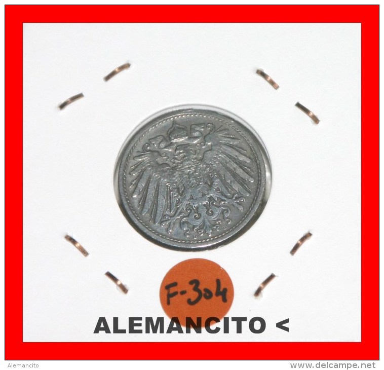 ALEMANIA - IMPERIO  DEUTSCHES REICH  AÑO 1901-D - 10 Pfennig