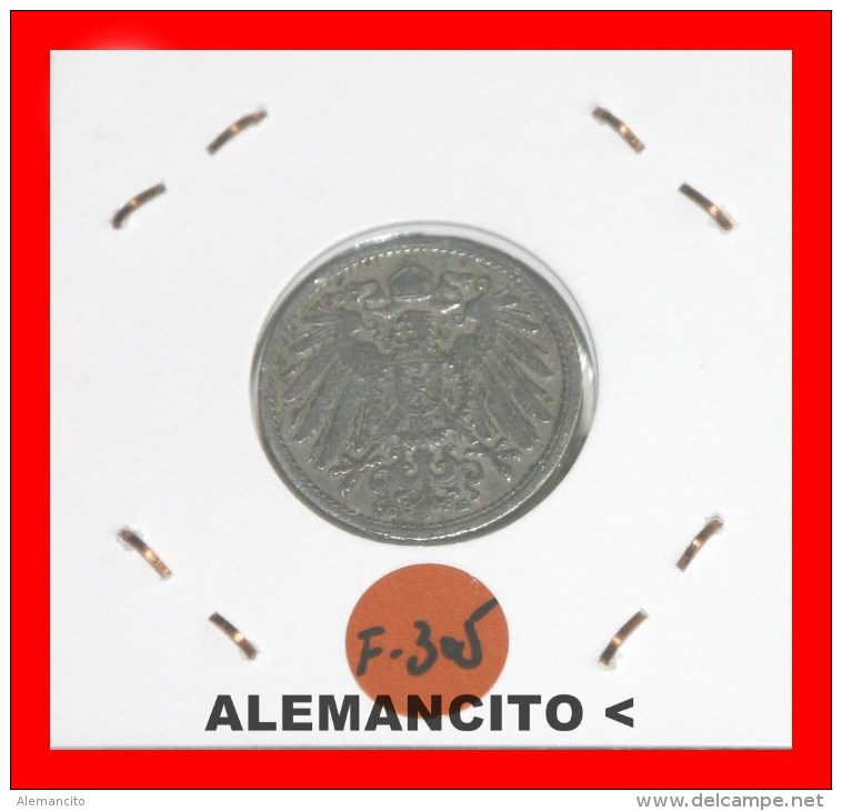 ALEMANIA - IMPERIO  DEUTSCHES REICH  AÑO 1901-G - 10 Pfennig