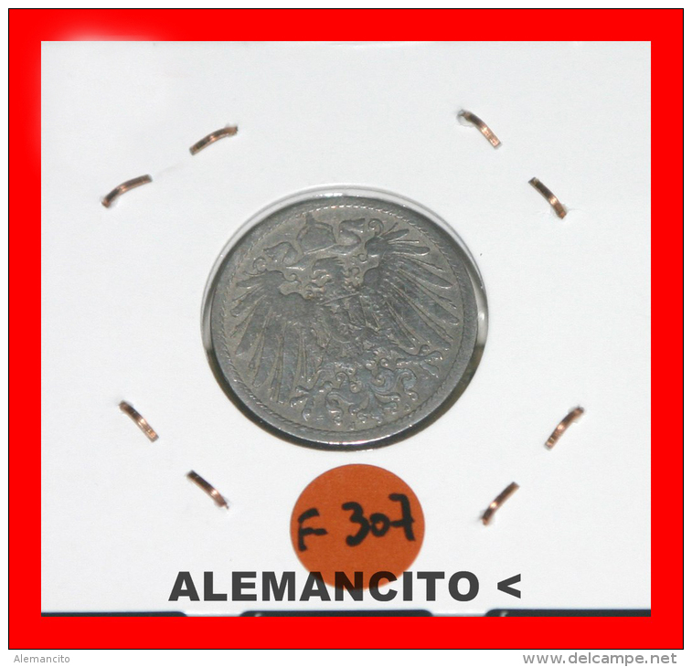 ALEMANIA - IMPERIO  DEUTSCHES REICH  AÑO 1902-J - 10 Pfennig