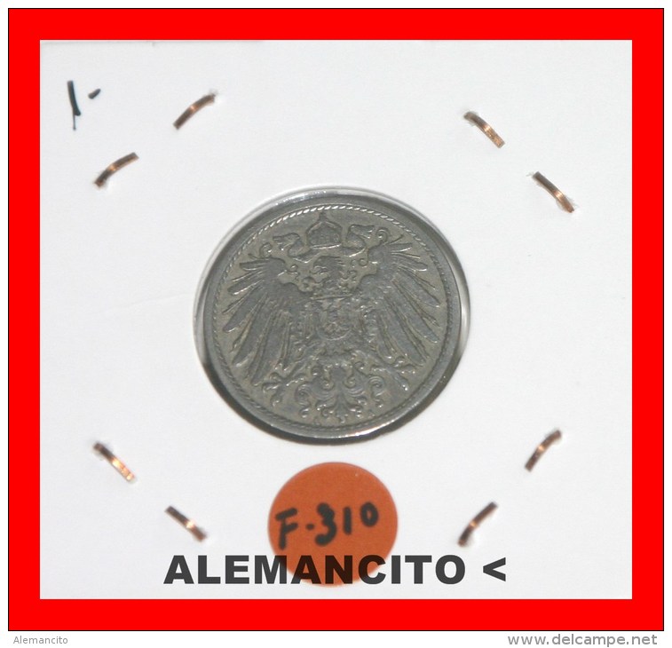 ALEMANIA - IMPERIO  DEUTSCHES REICH  AÑO 1903-A - 10 Pfennig