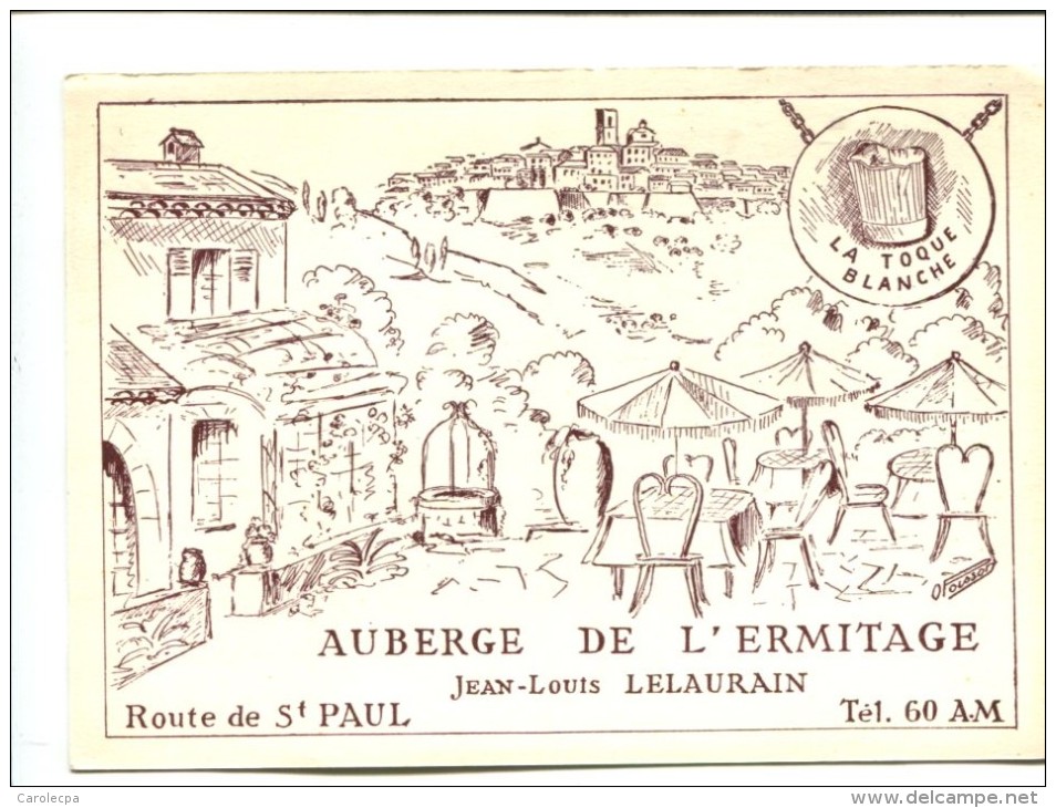 CP - SAINT PAUL DE VENCE (06) L AUBERGE DE L ERMITAGE - Saint-Paul