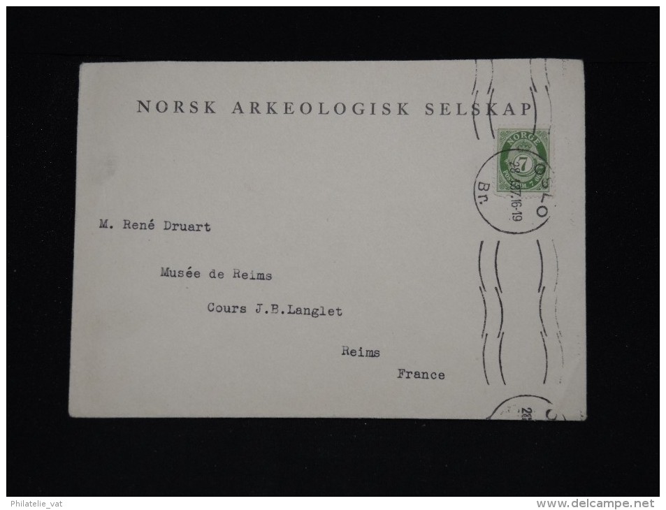 NORVEGE - Enveloppe Pour La France En 1937  - Lot P12017 - Briefe U. Dokumente