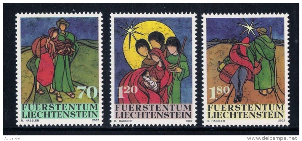 Liechtenstein - 2002 NOEL  (unused Serie + FDC) - Sonstige & Ohne Zuordnung