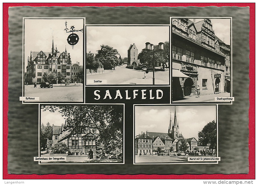 2 AK ´Saalfeld / Saale' ~ Ab 1966 - Saalfeld
