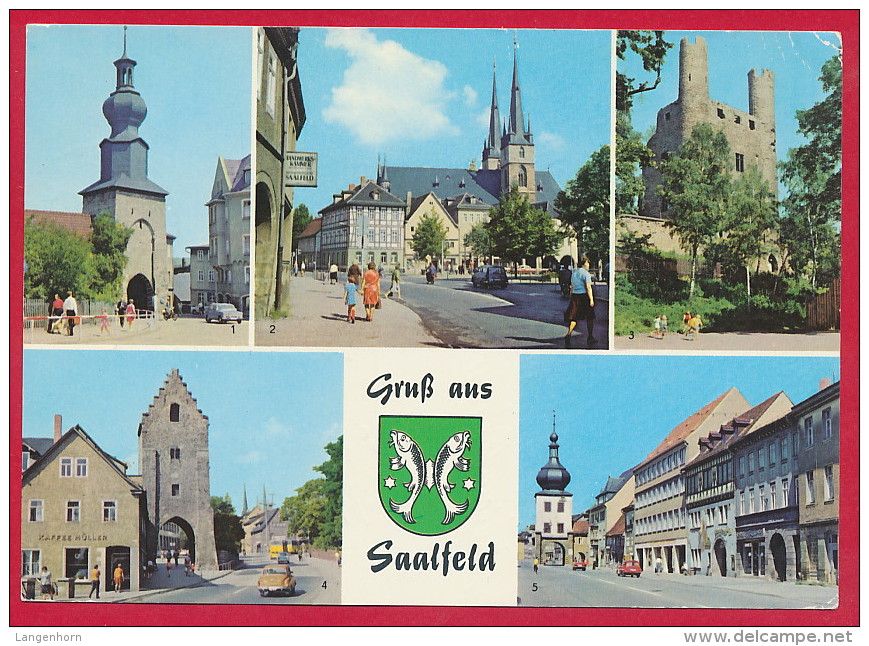 2 AK ´Saalfeld / Saale' ~ Ab 1966 - Saalfeld