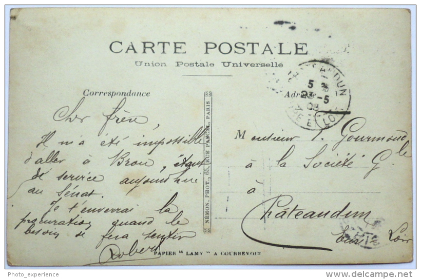 CPA Carte Photo Evènement Grèves Militaire Cavalier 1906 Eure & Loir 28 ? - Grèves