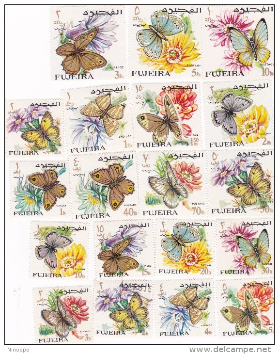 Fujeira Butterflies MNH - Butterflies
