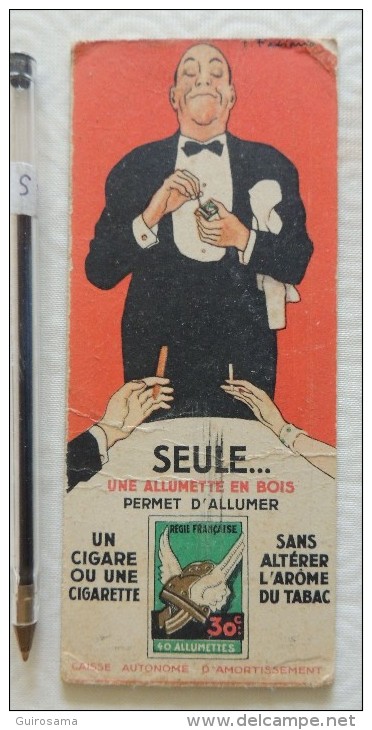 Naja (tabac D'Orient) - Dess F. Fabiano - Au Dos : Pub Allumettes De La Régie Française - Dokumente