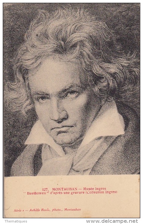 Thematiques Allemagne Bonn Musicien Compositeur Ludwig Van Beethoven Beethowen Musée Ingres Montauban - Bonn