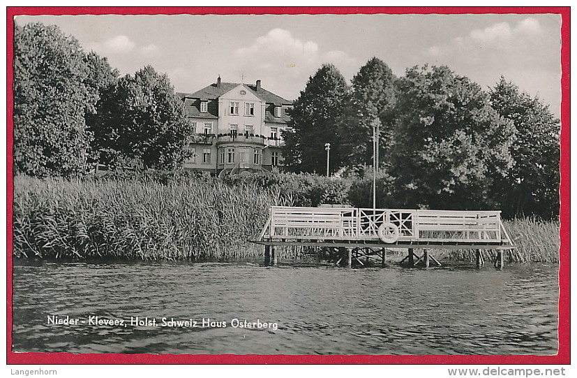 2 Foto-AK ´Nieder-Kleveez = Bösdorf' (LK Plön) ~ 1958 - Ploen