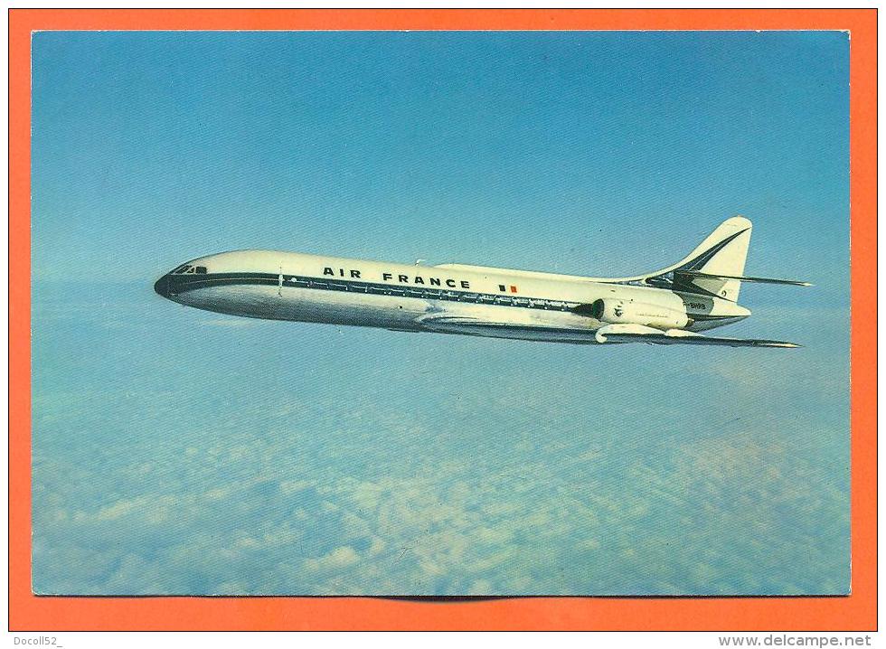 Dans Le Ciel De France "  Caravelle D'air France " CPSM GF - 1946-....: Moderne