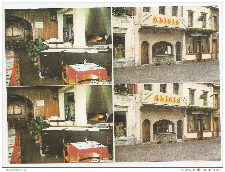 Pas De Calais - 62 - Lens Restaurant Pizzeria Grill Place Du Cantin " Alicia " - Lens