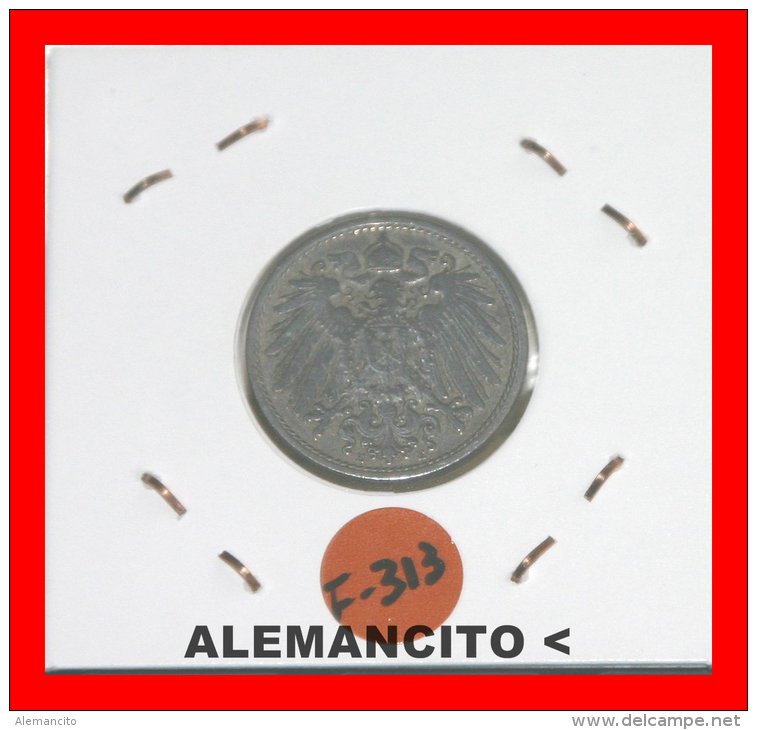 ALEMANIA  - IMPERIO - DEUTSCHES REICH - AÑO 1905-E - 10 Pfennig