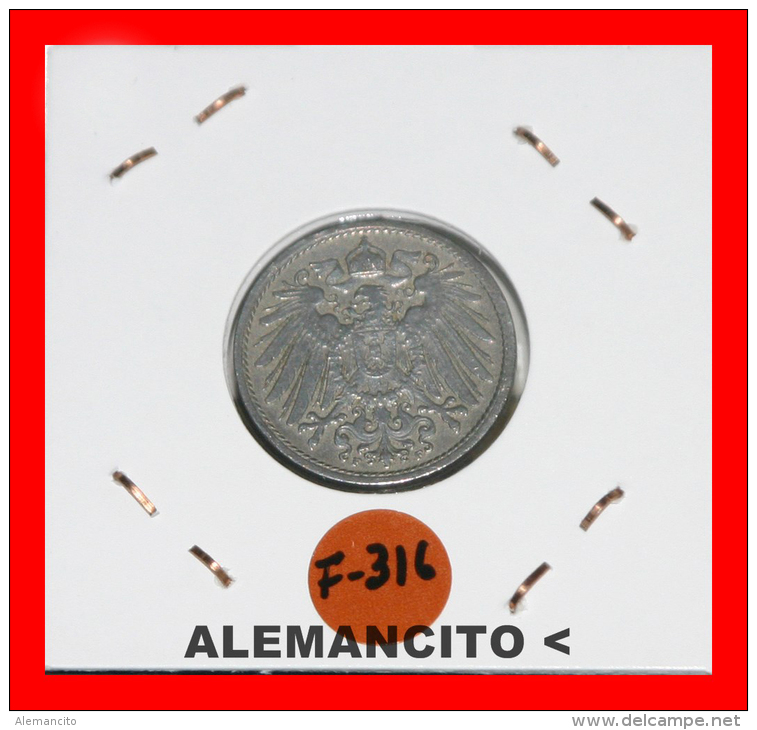 ALEMANIA  - IMPERIO - DEUTSCHES REICH - AÑO 1905-F - 10 Pfennig