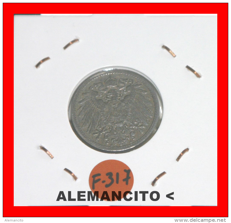 ALEMANIA  - IMPERIO - DEUTSCHES REICH - AÑO 1905-J - 10 Pfennig