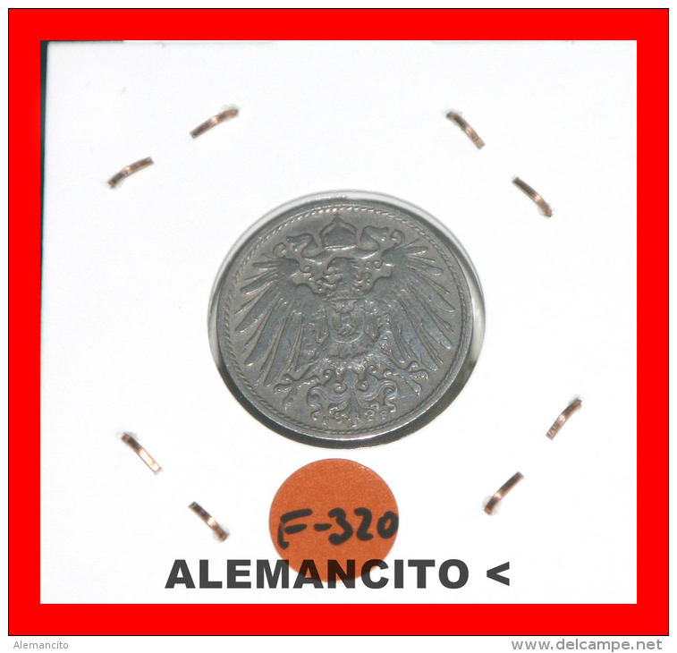 ALEMANIA  - IMPERIO - DEUTSCHES REICH - AÑO 1906-F - 10 Pfennig