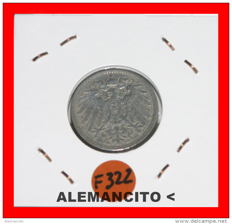 ALEMANIA  - IMPERIO - DEUTSCHES REICH - AÑO 1906-G - 10 Pfennig