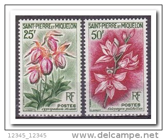 Saint-Pierre Et Miquelon 1962, Postfris MNH, Flowers - Nuevos