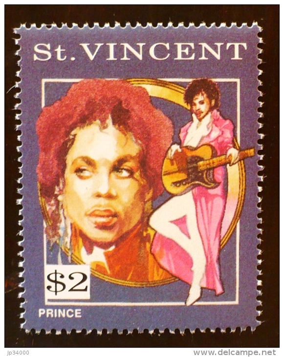 SAINT VINCENT, Musique, Rock N Roll, PRINCE 1 Valeur Emise En 1998. ** MNH - Sänger