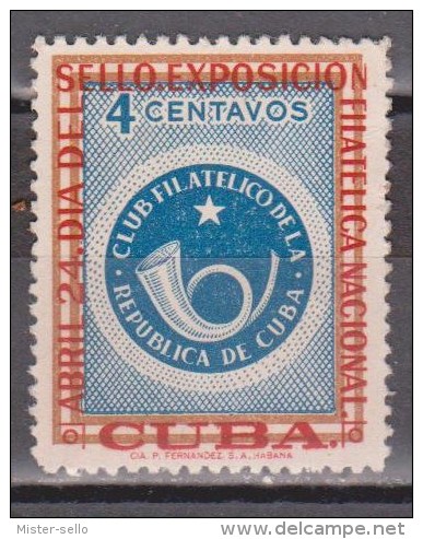 CU BA Sello De Exposicion Filatelica. USADO - USED. - Used Stamps