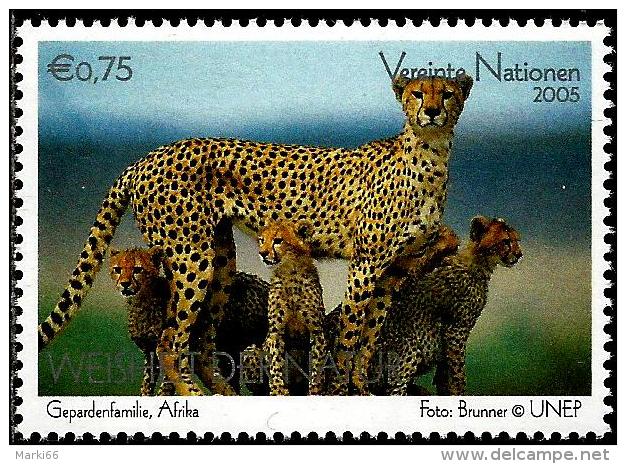 United Nations - Vienna - 2005 - EXPO 2005 - World Expo In Aichi - Cheetah - Mint Stamp - Neufs