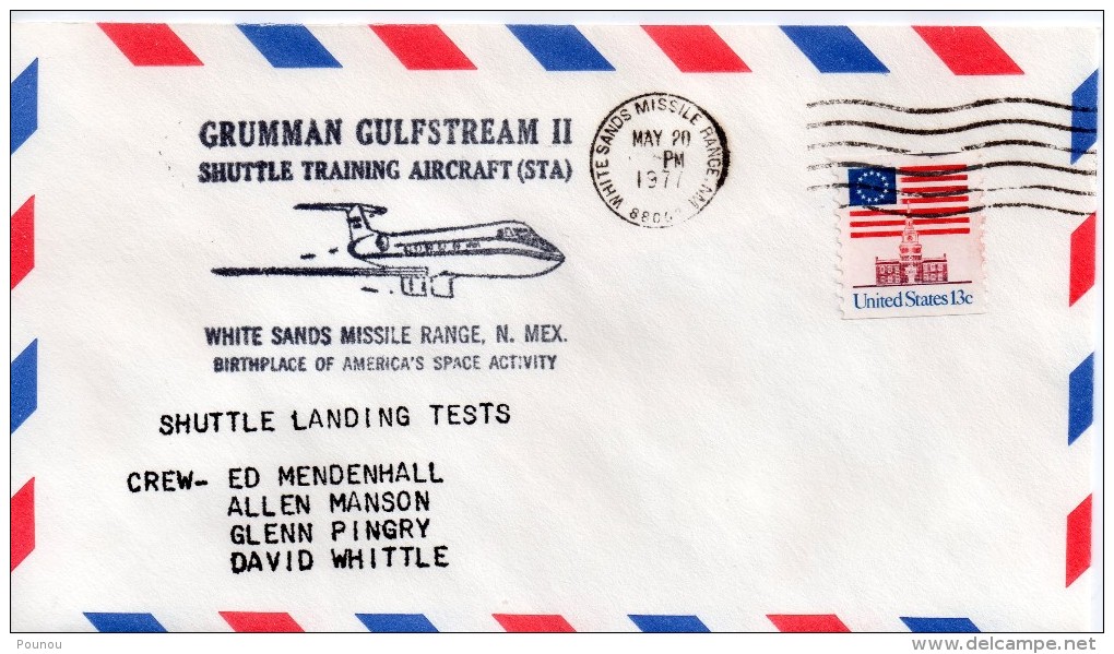 &#9733; US - GRUMMAN GULFSTREAM II - SHUTTLE LANDING TESTS (8037) - Etats-Unis