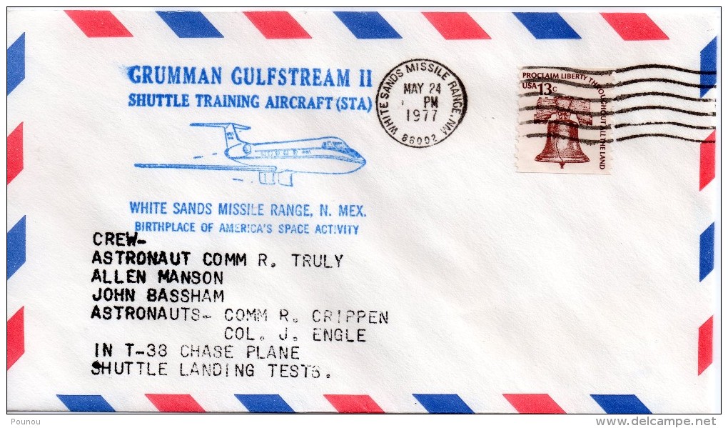 &#9733; US - GRUMMAN GULFSTREAM II - SHUTTLE LANDING TESTS (8038) - Etats-Unis