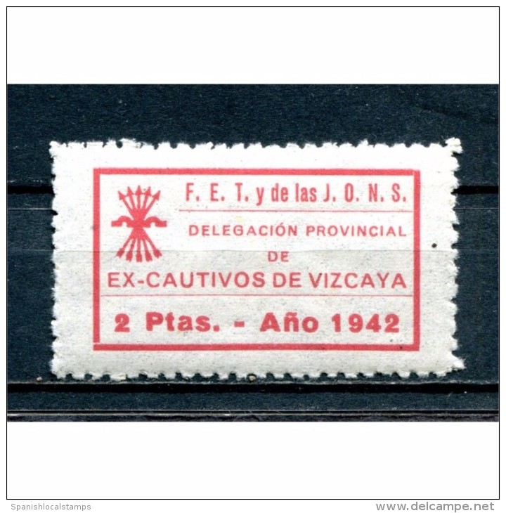 España, Guerra Civil, Ex Cautivos De Vizcaya 2p, 1942, No Catalogado, Raro, ** - Viñetas De La Guerra Civil