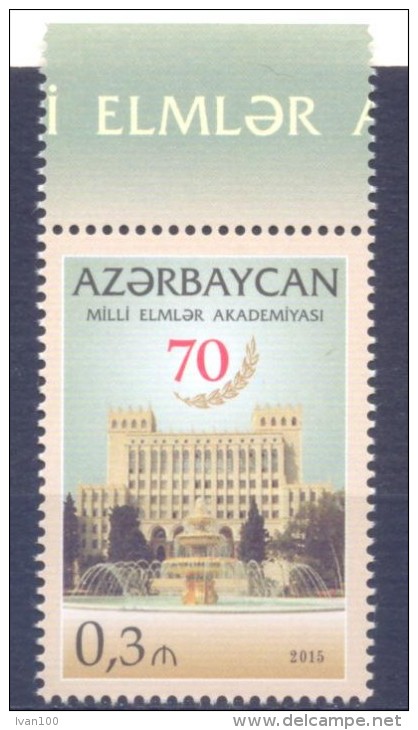 2015. Azerbaijan, 70y Of Academy Of Scientist, 1v, Mint/** - Azerbaïjan