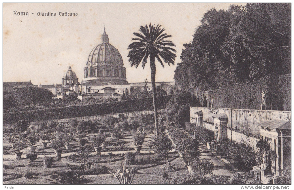 Italie Roma Giardino Vaticano   N°6100 TBE - Parken & Tuinen