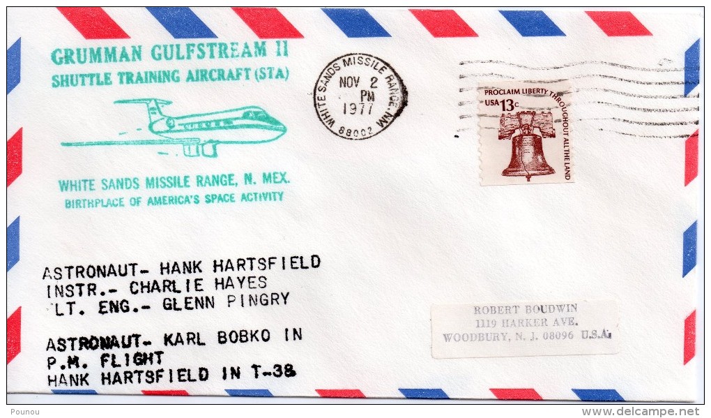 &#9733; US - GRUMMAN GULFSTREAM II - HANK HARTSFIELD IN T-38 (8045) - Estados Unidos