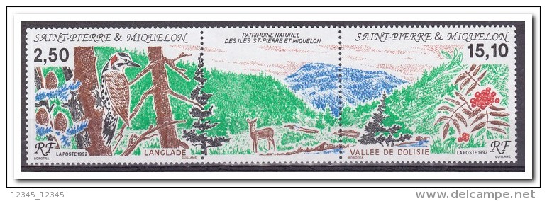 Saint-Pierre Et Miquelon 1992, Postfris MNH, Trees, Forest - Unused Stamps
