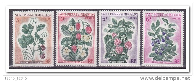 Saint-Pierre Et Miquelon 1970, Postfris MNH, Fruit - Unused Stamps