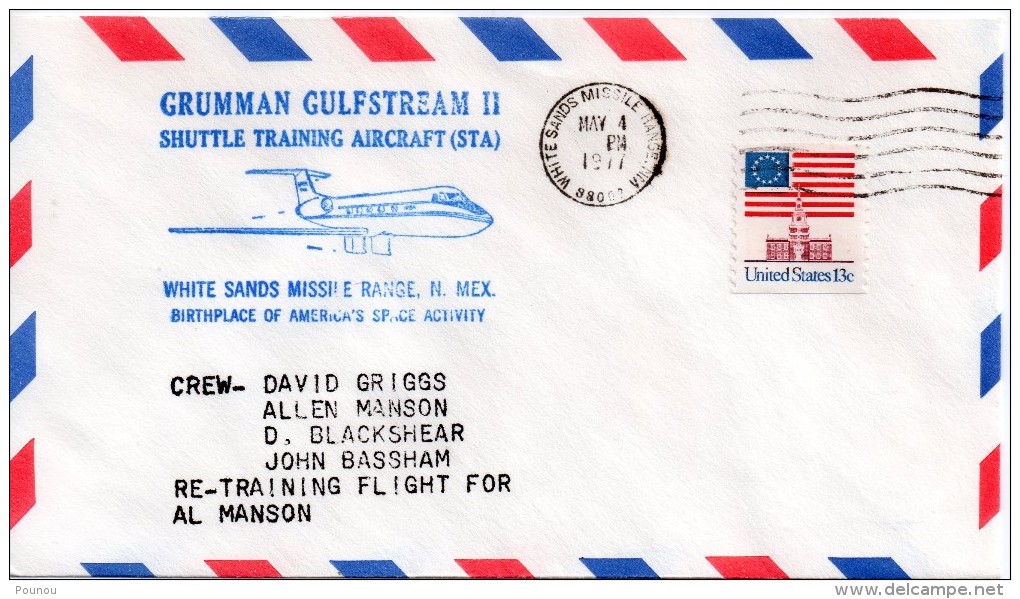 &#9733; US - GRUMMAN GULFSTREAM II - RE-TRAINING FLIGHT FOR AL MANSON (8050) - Etats-Unis