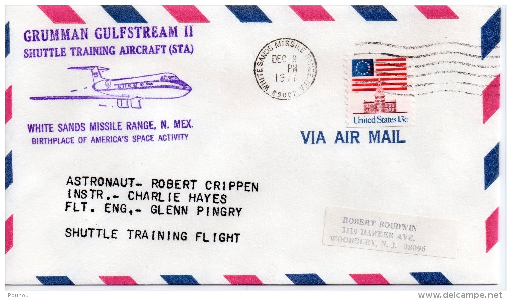 &#9733; US - GRUMMAN GULFSTREAM II - SHUTTLE TRAINING FLIGHT (8052) - Etats-Unis