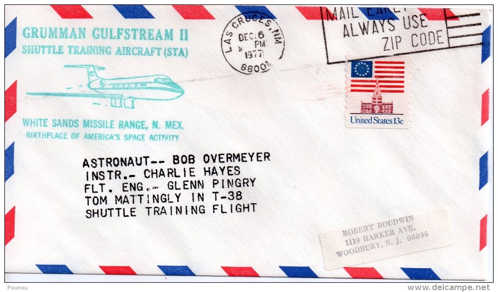 &#9733; US - GRUMMAN GULFSTREAM II - SHUTTLE TRAINING FLIGHT (8053) - Etats-Unis