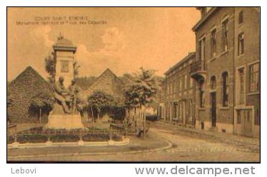 COURT-SAINT-ETIENNE « Monument Henricot Et Place Des Déportés » Ed. Hennaut-Deprez  (1925) - Court-Saint-Etienne