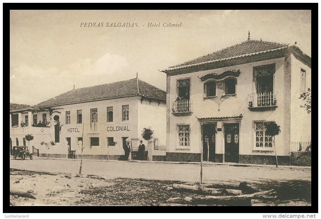 PEDRAS SALGADAS - HOTEIS E RESTAURANTES - Hotel Colonial ( Ed. Bazar Araújo)  Carte Postale - Vila Real