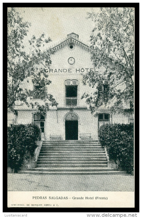 PEDRAS SALGADAS - HOTEIS E RESTAURANTES -  Grande Hotel - Frente ( Ed. Similigravura M&A.)carte Postale - Vila Real