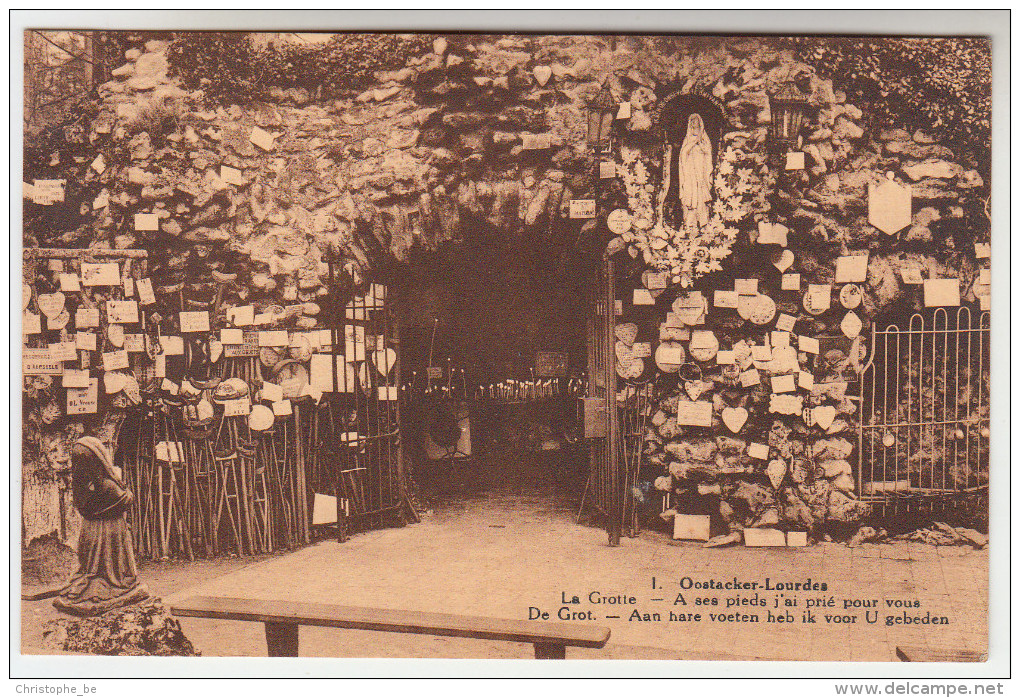 Oostakker, Oostacker Lourdes, La Grotte, De Grot (pk25830) - Gent