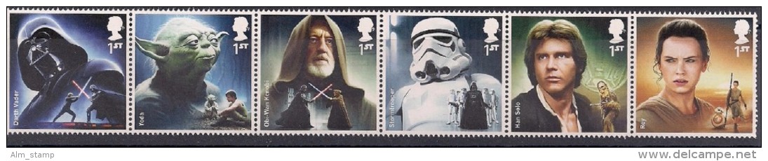 2015 Großbritannien Mi. 3793-3804**MNH . Star Wars - Unused Stamps