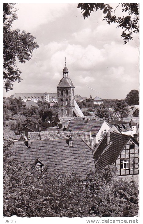 AK Tecklenburg - Blick Zur Kirche Und Schule - 1957 (19538) - Steinfurt