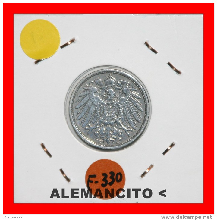 ALEMANIA  -  IMPERIO  -  DEUTSCHES REICH - AÑO 1908-E - 10 Pfennig