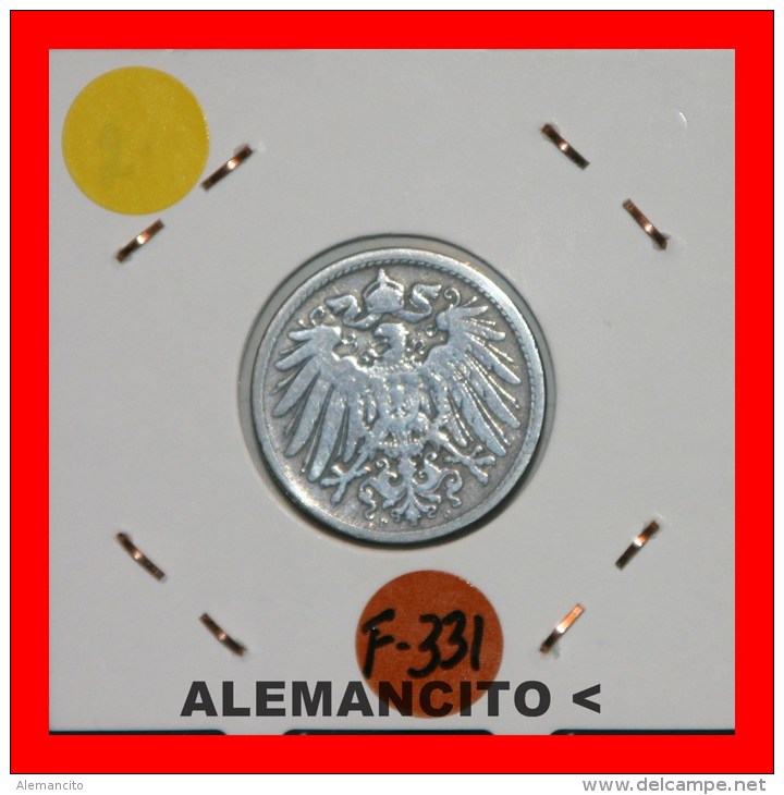 ALEMANIA  -  IMPERIO  -  DEUTSCHES REICH - AÑO 1892-D - 10 Pfennig