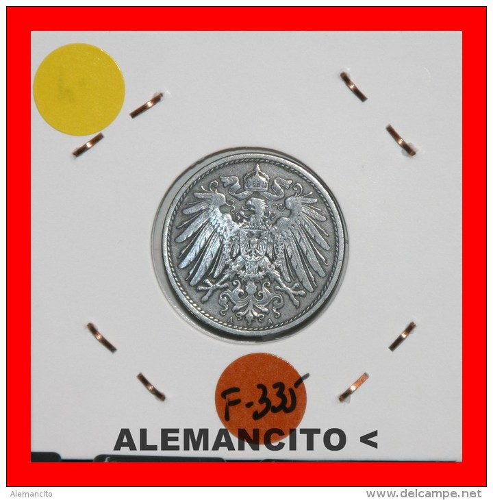ALEMANIA  -  IMPERIO  -  DEUTSCHES REICH - AÑO 1897-A - 10 Pfennig