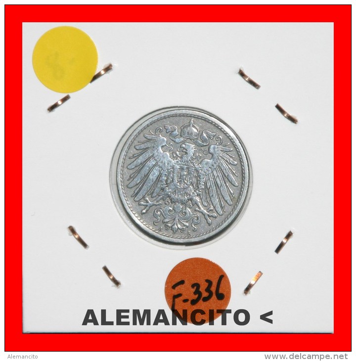 ALEMANIA  -  IMPERIO  -  DEUTSCHES REICH - AÑO 1901-A - 10 Pfennig