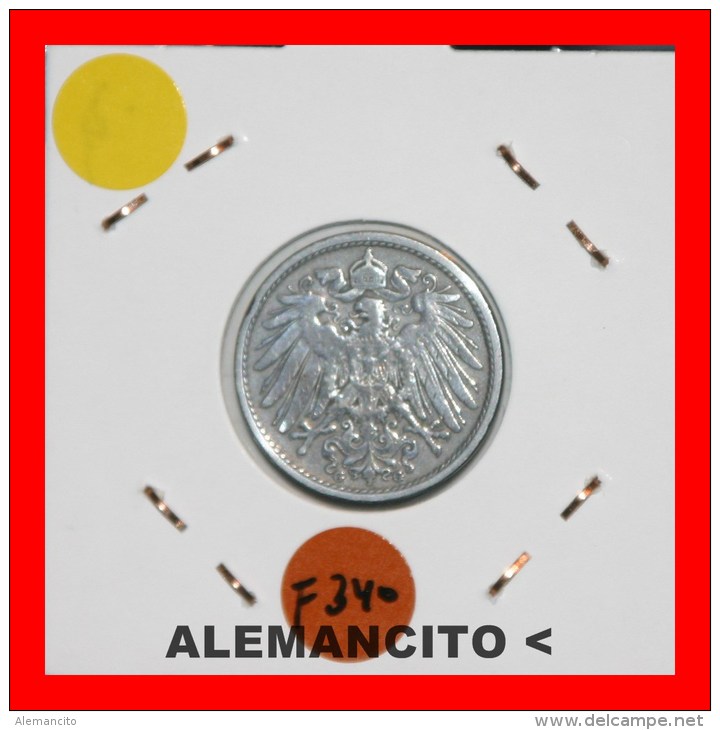 ALEMANIA  -  IMPERIO  -  DEUTSCHES REICH - AÑO 1907-G - 10 Pfennig