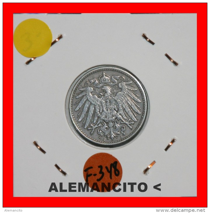 ALEMANIA  -  IMPERIO  -  DEUTSCHES REICH - AÑO 1914-J - 10 Pfennig