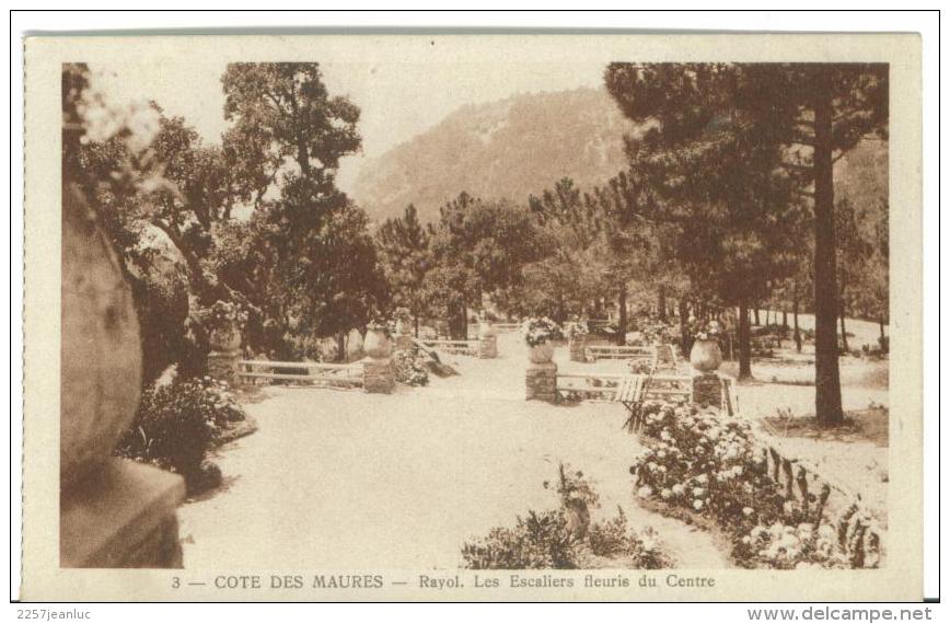 CP - 83 - Cote Des Maures - Rayol  Les Escaliers Fleuris Du Centre - Rayol-Canadel-sur-Mer