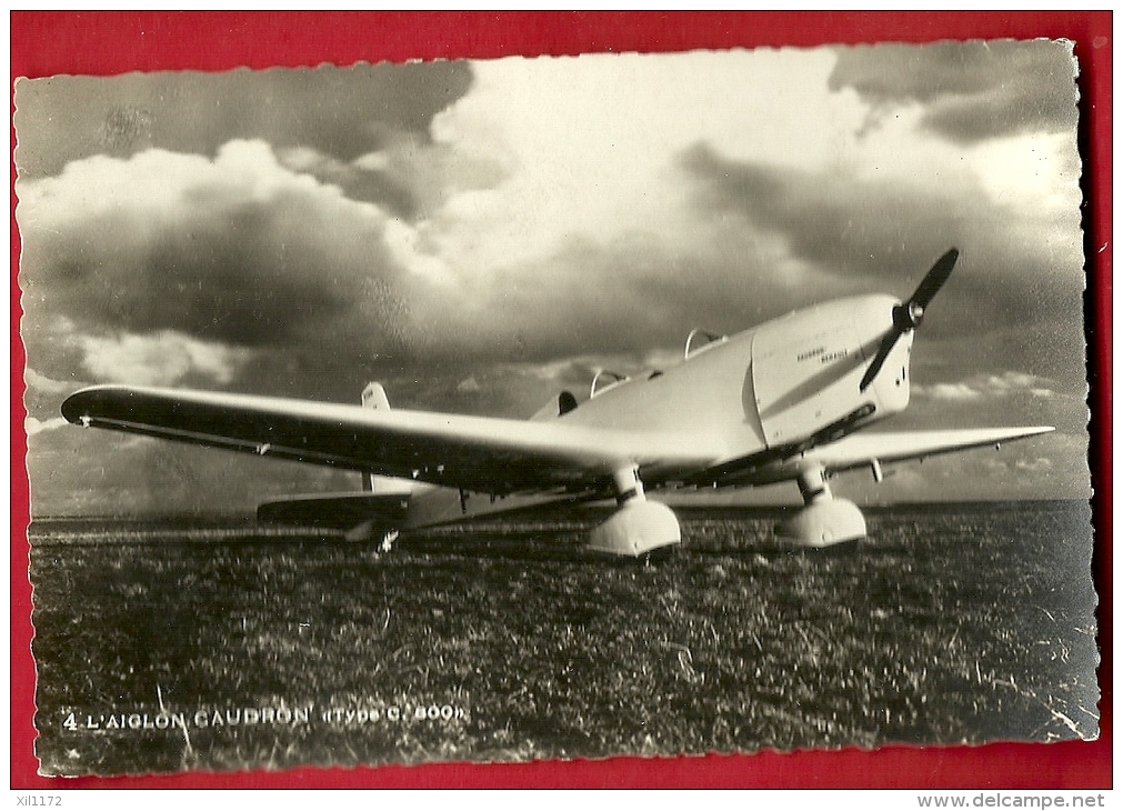 HAP-09  Aiglon  Caudron C800 Planeur D'entrainementMonoplan Aile Haute . Non Circulé. Sepheriades - 1939-1945: 2nd War